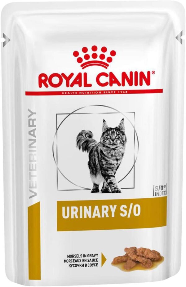 ROYAL CANIN Urinary S/O Cat Morsels Gravy 12 x 85g Pouches