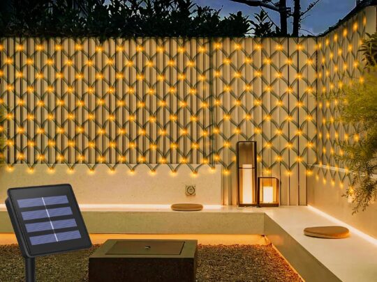 CCILAND 3m x 2m Solar Net Lights Outdoor