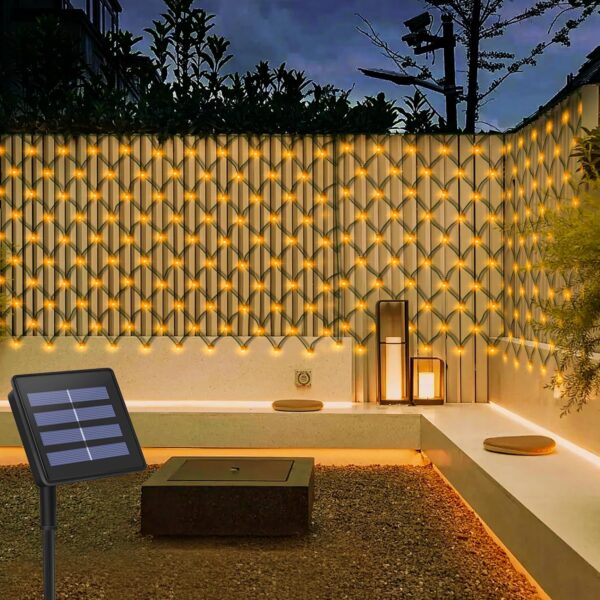 CCILAND 3m x 2m Solar Net Lights Outdoor